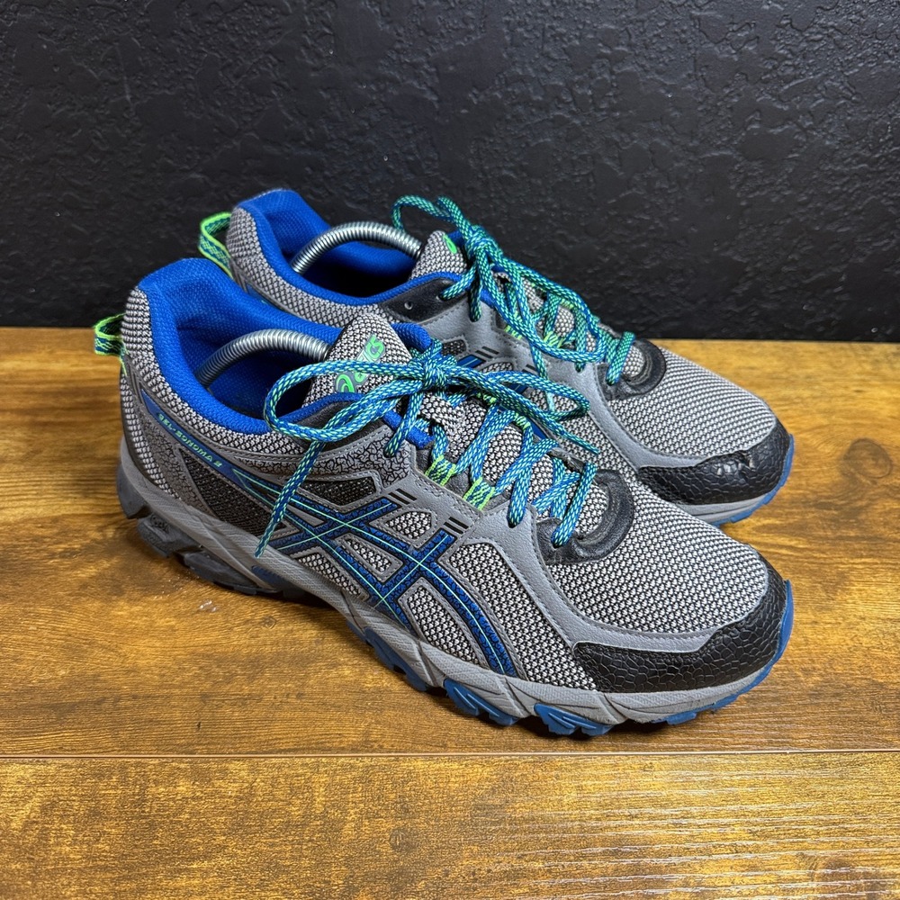 Asics Gel-Sonoma 2 T634N Grey Blue Trail Running Shoes Mens 11